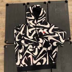 Black & White Nike Hoodie